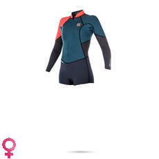 Mujeres Místicas Diva 3 / 2Mm Flatlock Longarm Fz Súper Chapo - Teal