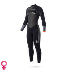 Mystic Para Mujer Diva 3/2Mm Gbs Frontzip Traje - Negro Mystic Para Mujer Diva 3/2Mm Gbs Frontzip Traje - Negro