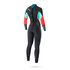 Mystic Para Mujer Diva 3/2Mm Traje De Gbs Volver-Zip - Teal