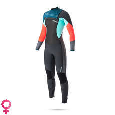 Mystic Para Mujer Diva 5/3 Mm Gbs Frontzip Traje - Teal Mystic Para Mujer Diva 5/3 Mm Gbs Frontzip Traje - Teal