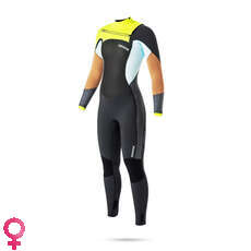 Mystic Para Mujer Diva 5/3 Mm Gbs Frontzip Traje - Lima Mystic Para Mujer Diva 5/3 Mm Gbs Frontzip Traje - Lima