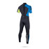 Mystic Star 3/2 Flatlock Back-Zip Shortarm - Lima