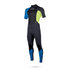 Mystic Star 3/2 Flatlock Back-Zip Shortarm - Lima