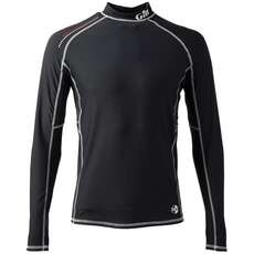 Gill Mens Pro Rash Chaleco De Manga Larga - Negro Gill Mens Pro Rash Chaleco De Manga Larga - Negro