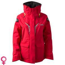Gill Os3 Womens Coastal Sailing Jacket - Rojo Gill Os3 Womens Coastal Sailing Jacket - Rojo