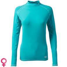 Gill Womens Pro Rash Chaleco De Manga Larga - Aqua