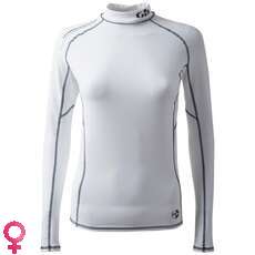 Gill Womens Pro Rash Chaleco De Manga Larga - Blanco Gill Womens Pro Rash Chaleco De Manga Larga - Blanco