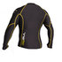 Gul Evotherm De Manga Larga Térmica Rash - Negro / Amarillo