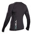 Gul Womens Evotherm Rashguard Térmico De Manga Larga - Negro