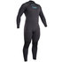 Gul Flexor Iii 5/4 Espalda Zip Blindstitch Wetsuit - Negro
