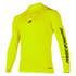Magic Marine Cube Long Sleeve Rash Vest - Amarillo Intermitente