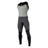 Magic Marine Air Rash Flatlock Long John - Gris Oscuro