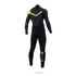 Mystic Majestic 4/3 Gbs Zipfree Traje De Neopreno - Negro / Lima