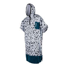 Mystic Allover Print Poncho / Fleece / Changing - Verde Azulado Mystic Allover Print Poncho / Fleece / Changing - Verde Azulado