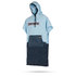 Mystic Poncho / Fleece / Robe Cambiante - Marino / Gris