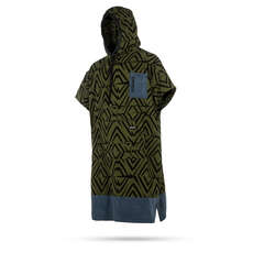 Mystic Allover Poncho De Impresión / Fleece / Robe Cambiante - Army