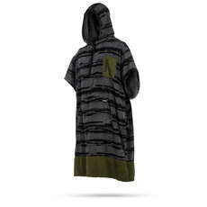 Mystic Allover Poncho De Impresión / Fleece / Robe Cambiante - Gris Mystic Allover Poncho De Impresión / Fleece / Robe Cambiante - Gris