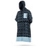 Mystic Allover Poncho De Impresión / Fleece / Robe Cambiante - Pewter