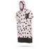 Mystic Allover Poncho De Impresión / Fleece / Robe Cambiante - Rosa