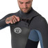 Animal Lava 5/4 Blindstitched Chest Zip Wetsuit - Peltre Azul