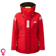 Gill Womens Os2 Offshore / Coastal Sailing Jacket - Rojo
