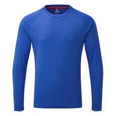 Gill Hombre Uv Tec Cuello Redondo Camiseta De Manga Larga - Azul