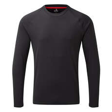 Camiseta De Manga Larga Con Cuello Redondo Para Hombre Gill Uv Tec - Carbón