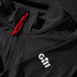 Gill Hombre Uv Tec Zip Cuello Manga Larga Tee - Carbón