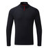 Gill Hombre Uv Tec Zip Neck Manga Larga Camiseta - Azul Marino