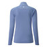 Gill Womens Uv Tec Manga Larga Con Cremallera Tee - Azul