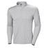 Camisa De Manga Larga Con Medio Cierre De Helly Hansen Hh Tech - Gris Claro
