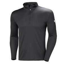 Camisa De Manga Larga Con Medio Cierre De Helly Hansen Hh Tech - Ébano Camisa De Manga Larga Con Medio Cierre De Helly Hansen Hh Tech - Ébano