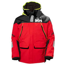 Chaqueta Para Navegar En Alta Mar Helly Hansen Skagen - Rojo Alerta Chaqueta Para Navegar En Alta Mar Helly Hansen Skagen - Rojo Alerta