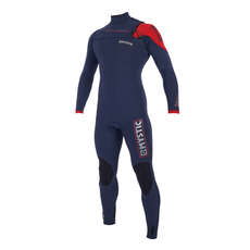 Traje De Neopreno Delantero Mystic Majestic 5/3 Gbs - Azul Marino