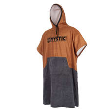 Mystic Poncho / Fleece / Changing Basic - Seal Marrón / Dorado