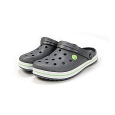Twf Sharkies - Zapato De Playa Liviano / Cloggs - Gris / Lima Twf Sharkies - Zapato De Playa Liviano / Cloggs - Gris / Lima