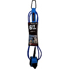Correa De Tabla De Surf De Competición De 6 Pies X 5 Mm Sola - Azul