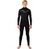 Traje De Neopreno Gul Junior Echo Natur 3/2 Mm Con Cremallera En El Pecho Y Cierre Plano 2026 - Negro/Ahumado