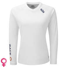 Camiseta De Manga Larga Para Mujer Gill - White - Rs37W
