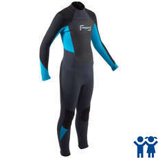 Gul Junior Response 5 / 3Mm Bz Blindstitch Wetsuit - Jet / Blue - Re1218-B8 Gul Junior Response 5 / 3Mm Bz Blindstitch Wetsuit - Jet / Blue - Re1218-B8