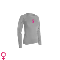 Camiseta De Manga Larga Para Mujer Gul Fit Rashvest - Gris - Rg0370-B7 Camiseta De Manga Larga Para Mujer Gul Fit Rashvest - Gris - Rg0370-B7
