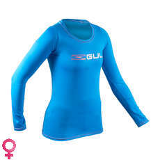 Camiseta De Manga Larga Para Mujer Gul Fit Rashvest - Azul - Rg0370-B7 Camiseta De Manga Larga Para Mujer Gul Fit Rashvest - Azul - Rg0370-B7