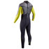 Traje De Neopreno Gul Response 3 / 2Mm Con Los Ojos Vendados - Negro / Lima - Re1231-B7