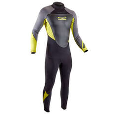 Traje De Neopreno Gul Response 3 / 2Mm Con Los Ojos Vendados - Negro / Lima - Re1231-B7 Traje De Neopreno Gul Response 3 / 2Mm Con Los Ojos Vendados - Negro / Lima - Re1231-B7