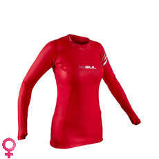 Rashguard De Manga Larga Para Mujer Gul Evorace - Rojo - Ev0127-B6