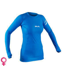Rashguard De Manga Larga Para Mujer Gul Evorace - Azul - Ev0127-B6