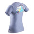 Camiseta De Manga Corta Para Niñas Gul Junior Fit Rashvest - Gris - Rg0372-B7