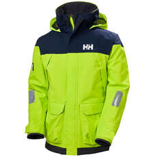 Helly Hansen Pier Chaqueta De Navegación Costera Y Costera - Azid Lime
