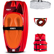 Paquete De Rodillas Jobe Streak - Rojo