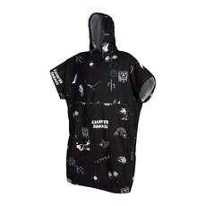 Poncho / Forro Polar / Bata Cambiante Mystic Allover Print - Negro
